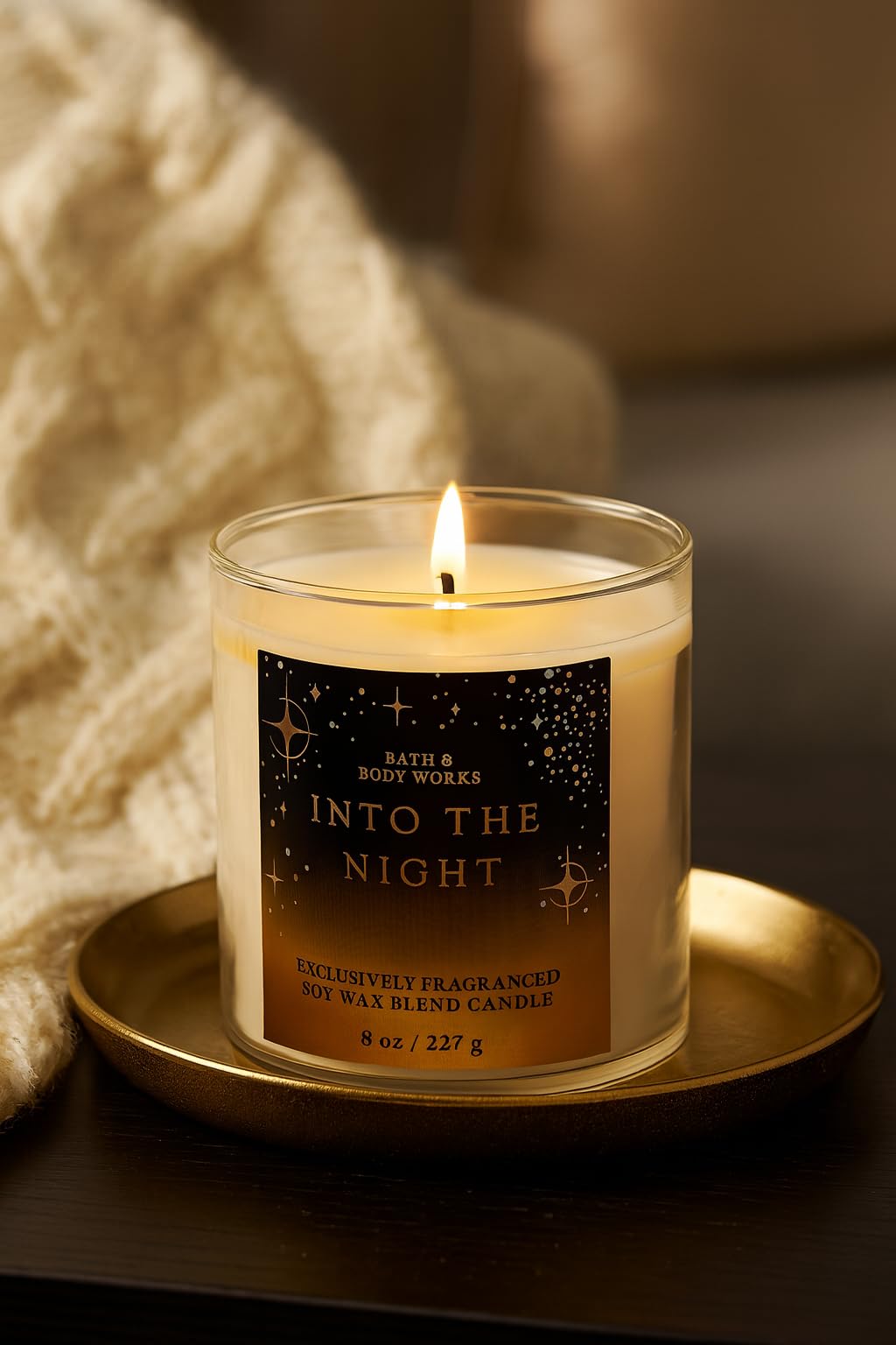 Amazon.com : Bath & Body Works Into The Night Single Wick Candle 8